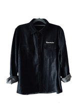 Load image into Gallery viewer, Black Long Sleeve Denim Shirt