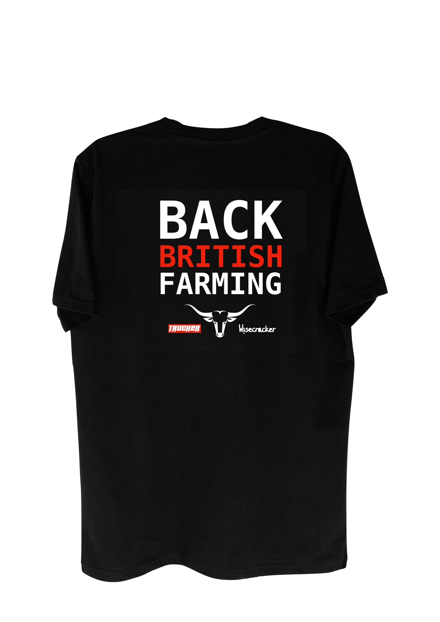 Black Back British Farming T-shirt