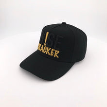 Load image into Gallery viewer, Black and Gold Embroidered Cap