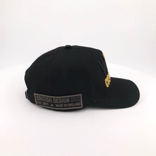 Load image into Gallery viewer, Black and Gold Embroidered Cap