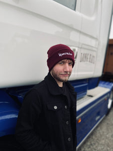 Wisecracker Burgundy Woolly hat