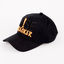 Load image into Gallery viewer, Black and Orange Embroidered Cap