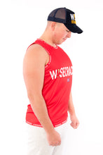 Load image into Gallery viewer, Red Gym Vest