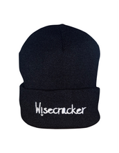 Load image into Gallery viewer, Wisecracker Black Woolly hat