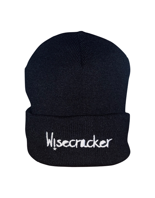 Wisecracker Black Woolly hat