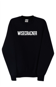 Black Oversized Bold Logo Sweater