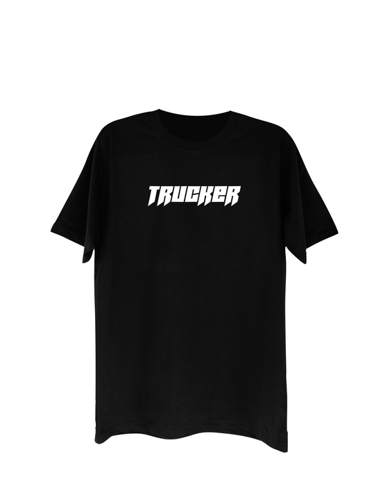 Black and white Trucker T-shirt