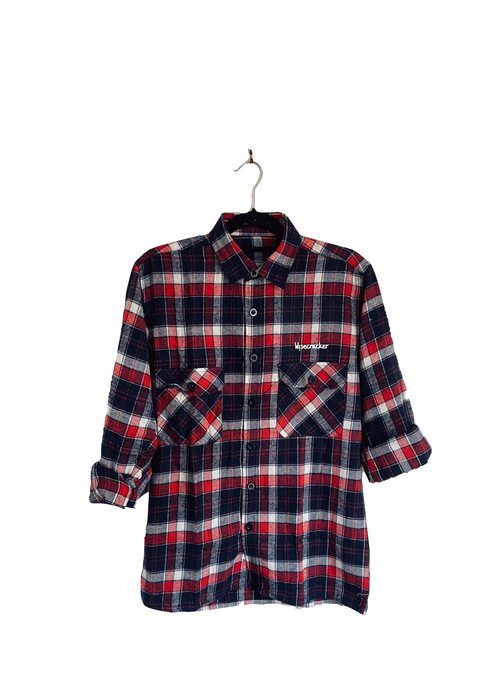 Red & Navy Trucker Flannel